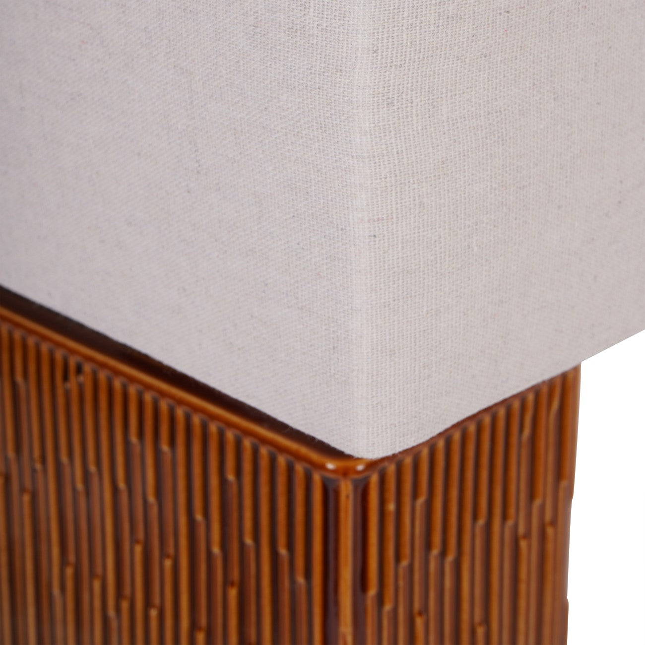 Elk Terracotta Ceramic Square Table Lamp
